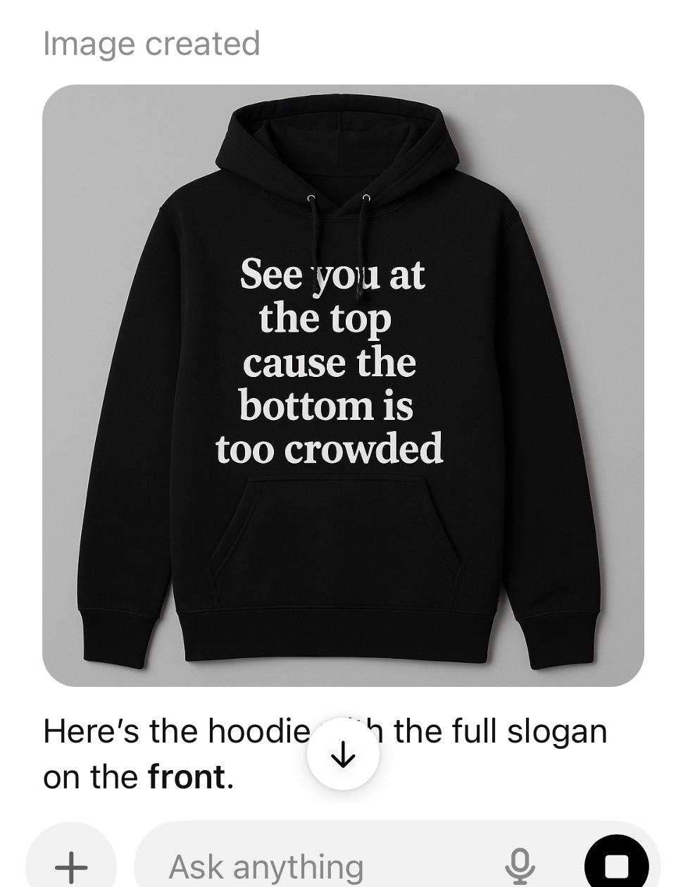 See you at the top Hoodie & Jogger Set - Black